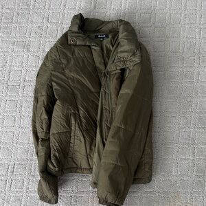 Madewell Green Puffer Jacket